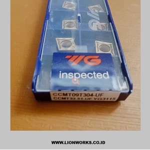 YG-1 CCMT09T304-UF YG3115 Spare Part Mesin Bubut