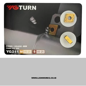 YG-1 CNMG120408-MM YG211 Insert Bubut Stainless